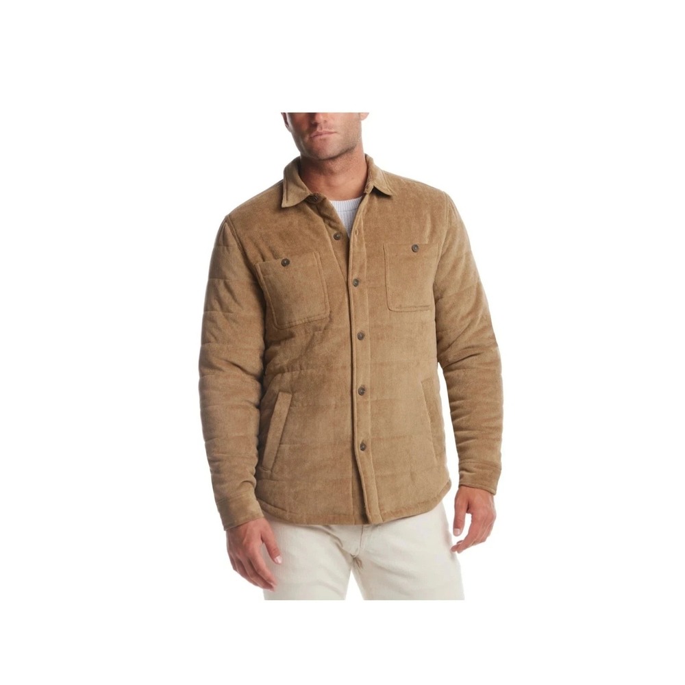 Weatherproof Vintage Jacket Men's Kangaroo XL/EG Corduroy ButtonFront Quilted - Picture 1 of 10